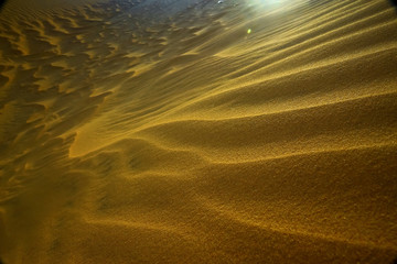 Sand mountains in the desert