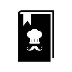cooking book  icon, logo on white background