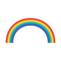 rainbow vivid reminder. vector