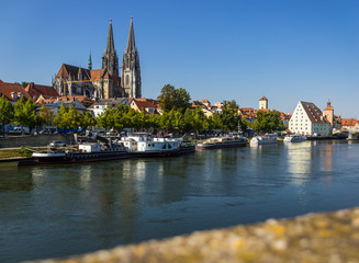 Beautiful view near Regensburg-Danube-Bavaria-Germany