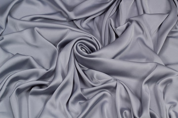 Obraz premium Fabric silk grey 