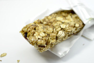 granola, cereal bar, healthy food concept,shallow dof