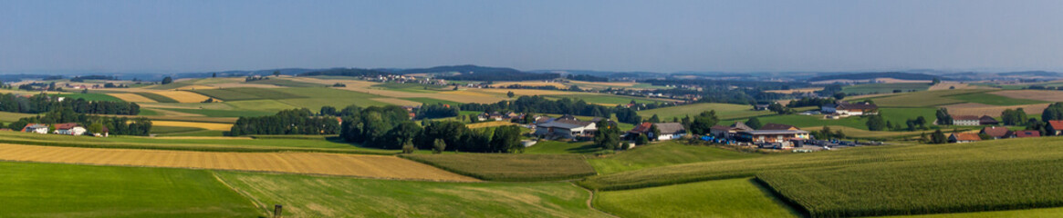 Fototapeta na wymiar Beautiful view near Pramet-Bavaria-Germany