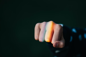 Colorful Spectrum Fist