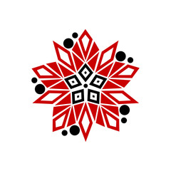 Vector decorative Mandala Ornament. Abstract illustration design