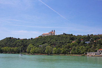 Balaton Hungary European big lake Tihany city view 2018 summer travel tourism photos