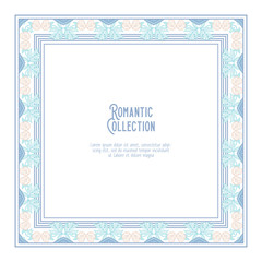 Template for invitation, greeting card banner