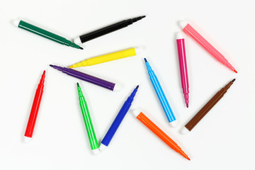 colorful markers