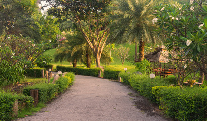 Small road in the resort.
