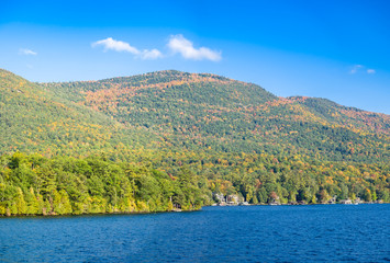 Fototapeta premium Lake George Fall Landscape