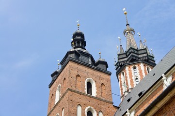 The picturesque architecture of the old European city