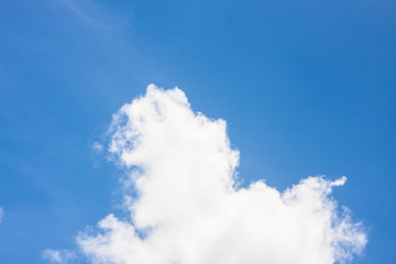 blue sky with cloud