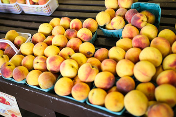 Fresh produce at a small market