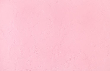 Texture of plastered concrete pink background