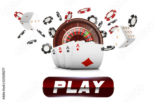 Playing Cards And Poker Chips Fly Casino Casino Roulette Concept On White Background Poker Casino Vector Illustration Red And Black Realistic Chip In The Air Gambling Play Button Mobile App Icon Wall Playing Cards And Poker Chips Fly Casino Casino Roulette Concept On White Background Poker Casino Vector Illustration Red And Black Realistic Chip In The Air Gambling Play Button Mobile App Icon Wall