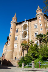 The Ducal Palace in Urbino, Italy