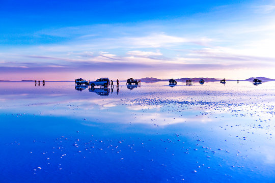 Sanset in Uyuni 