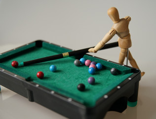 Game, Snooker, Billards, Mannequin, Cue, Competition