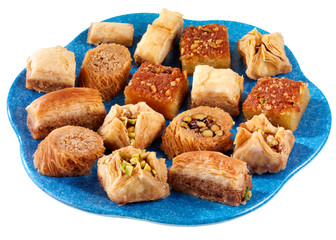 MEDITERRANEAN PASTRIES ON WHITE