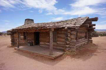 New Mexico log cabin