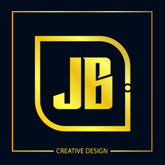Initial Letter JB Logo Template Design Vector Illustration