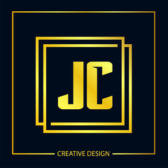 Initial Letter JC Logo Template Design Vector Illustration