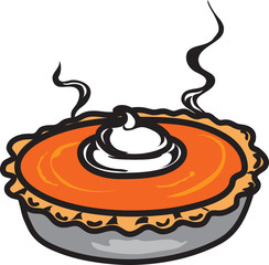 Pumpkin pie icon
