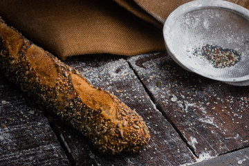 Picture of artisanal french bread 