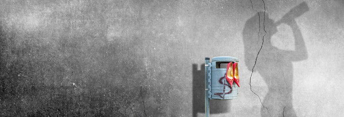 Geld macht nicht glücklich - Frau des Luxus verfällt dem Alkohol und gehört zu den anonymen...