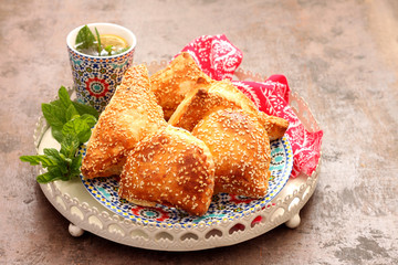 Burekas filled with cheese
