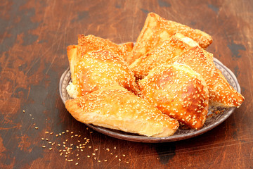 Burekas filled with cheese
