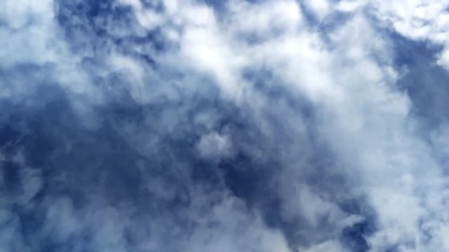 Time lapse de nuvens no céu