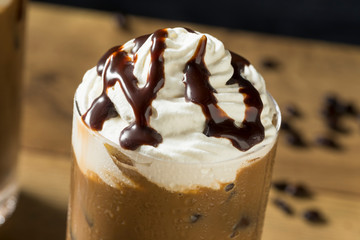 Refreshing Cold Mocha Iced Coffee