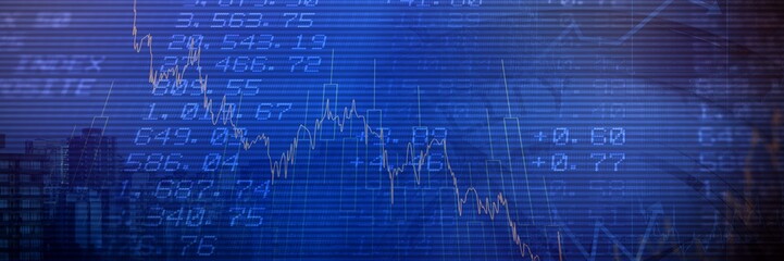 Composite image of quality text with graphs 