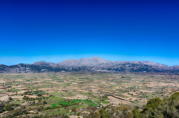 Lasithi Plateau in Crete, Greece