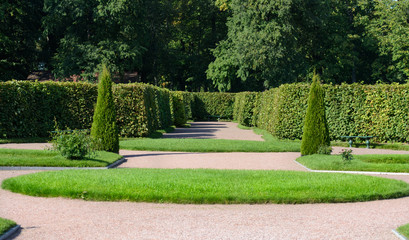 The palace and park ensemble Oranienbaum was founded by A. Menshikov. The Great Menshikov Palace is the largest ensemble of Peter the Great Baroque. 