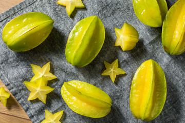 Healthy Raw Yellow Starfruit