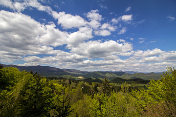 View above Banska Bystrica