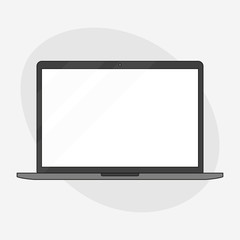 Electronic device in a flat style style, vector