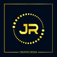 Obraz premium Initial Letter JR Logo Template Design Vector Illustration