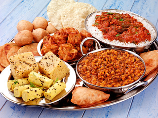 SELECTION OF INDIAN FOODS