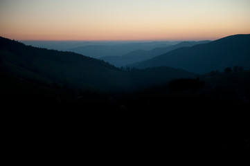 Sonnenuntergang im Schwarzwald