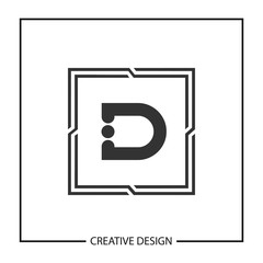 Initial Letter D Logo Template Design Vector Illustration