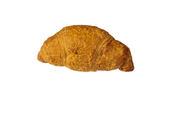 Fresh croissant isolated on white background