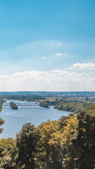 Smartphone HD wallpaper of beautiful view at the famous Walhalla Donaustauf - Danube - Bavaria - Germany