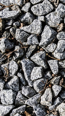 Smartphone HD wallpaper of Gravel stones texture