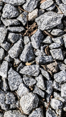 Fototapeta premium Smartphone HD wallpaper of Gravel stones texture