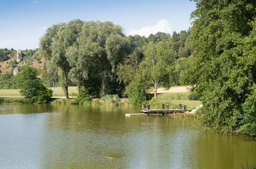 Fototapeta na wymiar See im Altmühltal