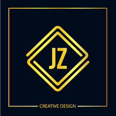 Initial Letter JZ Logo Template Design Vector Illustration
