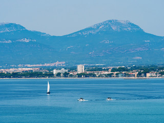 Fototapeta na wymiar Sea view of Salou